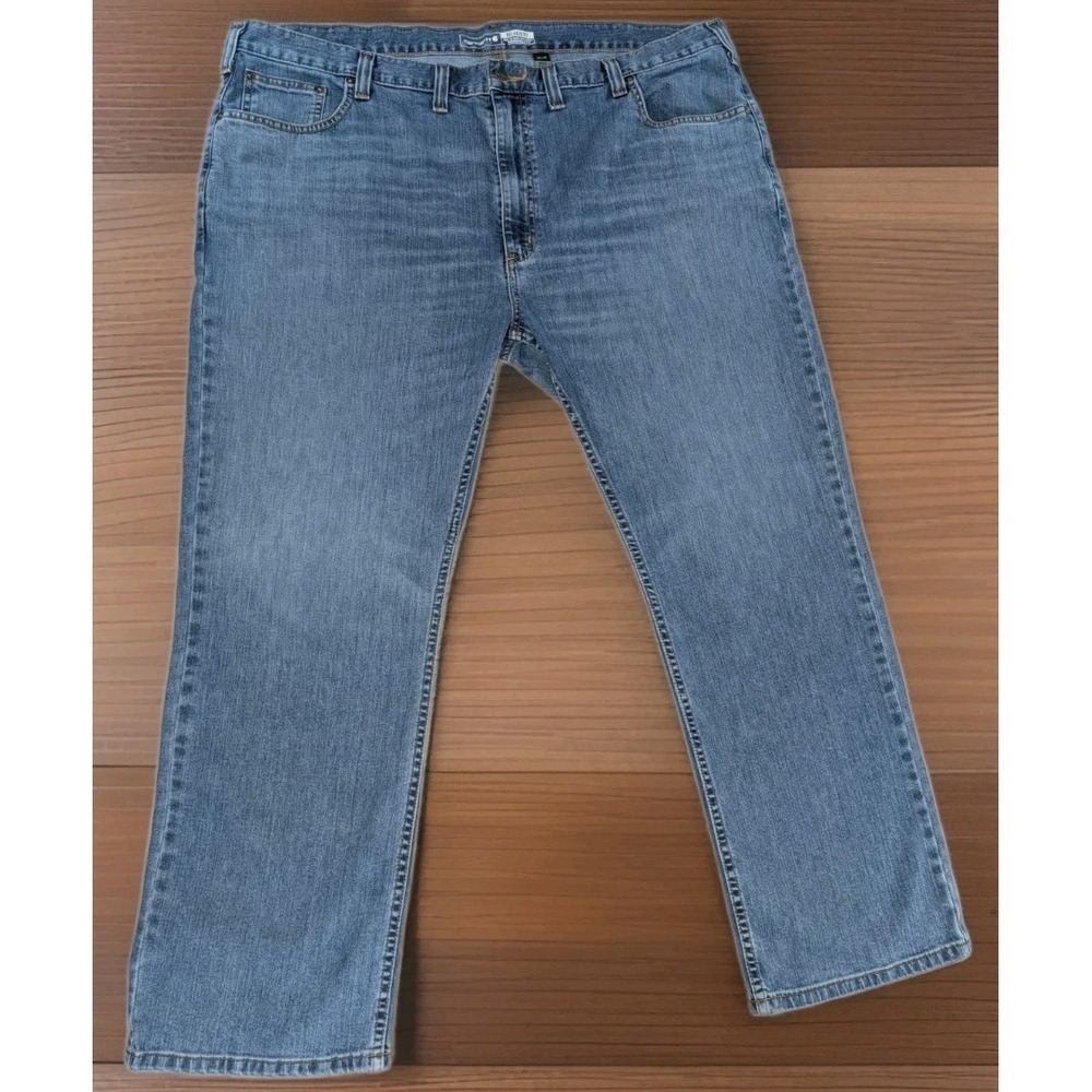 Carhartt Jeans Mens 44x30 Relaxed Fit Rugged Flex Blue Denim Work Pants